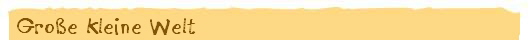 Große kleine Welt